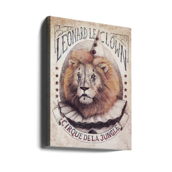 Tablou canvas „The Jester King” de Mike Koubou