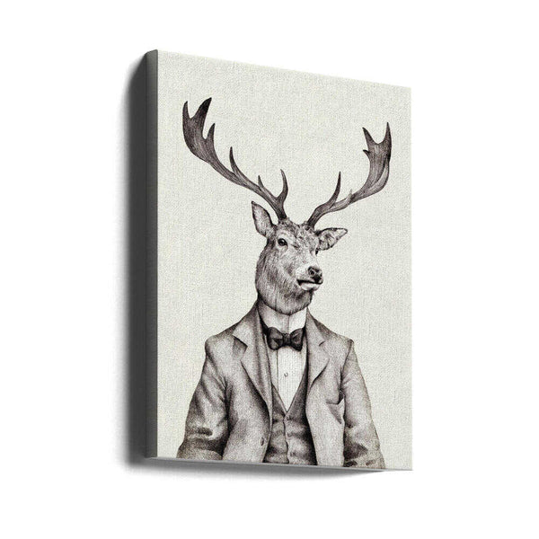 Tablou canvas „Human Body Dressed In Vintage Attire” de Mike Koubou