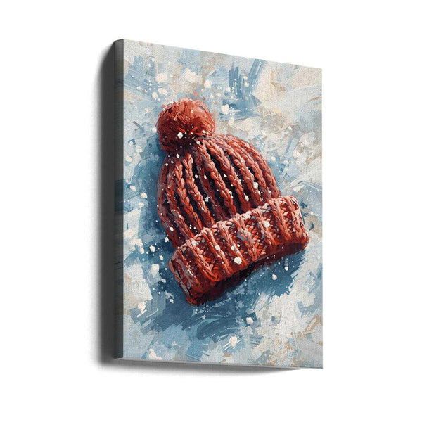 Tablou canvas „Mütze im Schnee” de Ohkimiko