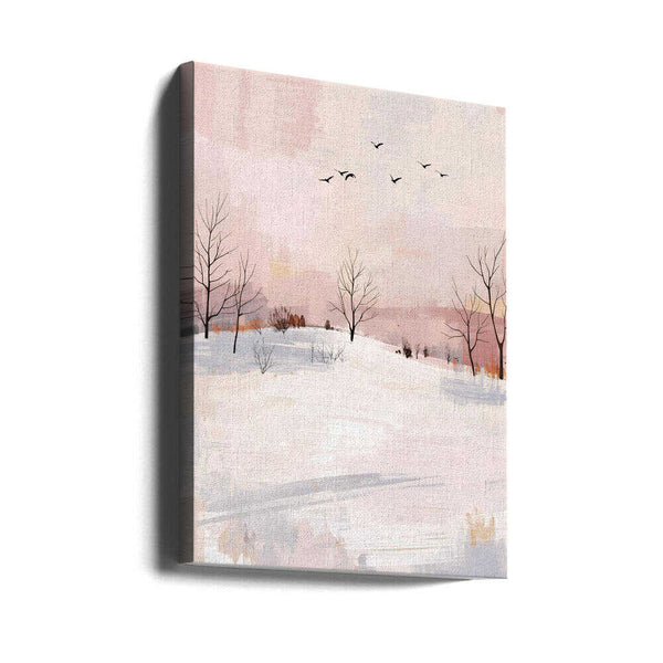 Tablou canvas „Vögel im Winter” de Ohkimiko