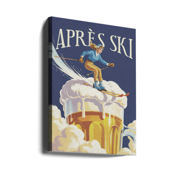 Tablou canvas „Apres Ski Vintage” de Andreas Magnusson