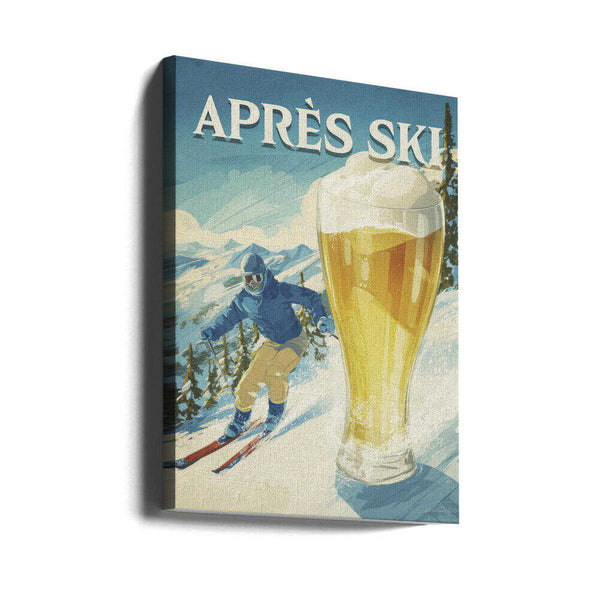 Tablou canvas „Apres Ski Retro” de Andreas Magnusson