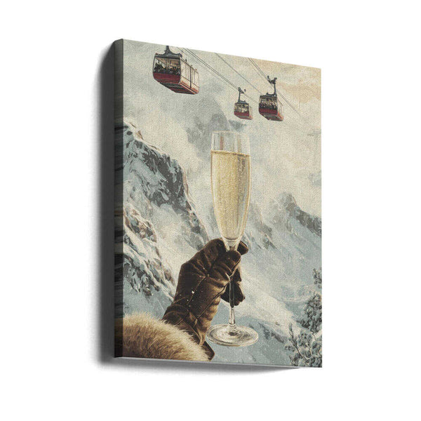 Tablou canvas „Bubbly Skiing” de Andreas Magnusson