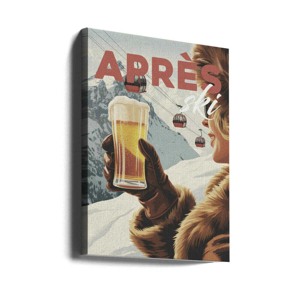 Tablou canvas „Apres Ski Alpine” de Andreas Magnusson