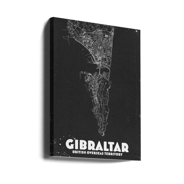 Tablou canvas „Gibraltar British Overseas Territory” de Nicholas