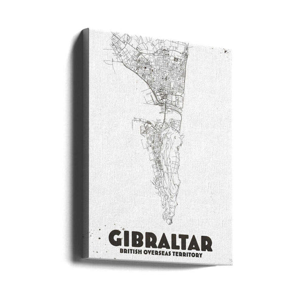Tablou canvas „Gibraltar British Overseas Territory” de Nicholas