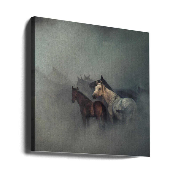 Tablou canvas „The lost horses” de Hüseyin Taşkın