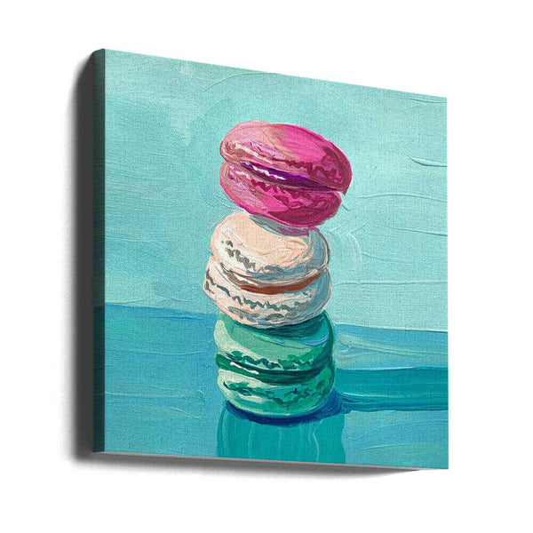 Tablou canvas „Macarons” de Pauline Wegman | Key and Sea Creative
