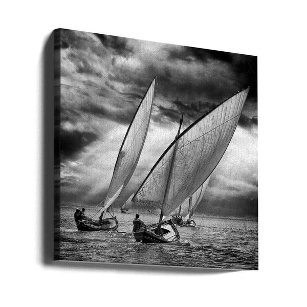 Tablou canvas „Sailboats and Light” de Angel Villalba