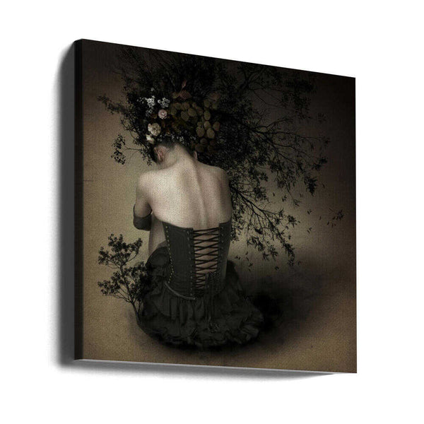 Tablou canvas „Night scented girl” de Kiyo Murakami