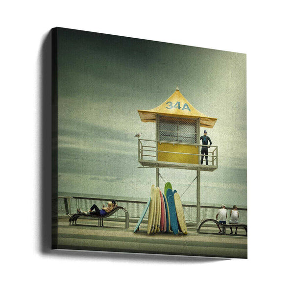 Tablou canvas „The life guard” de Adrian Donoghue