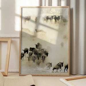 Tablou înramat „Swarming” de Husain Alfraid