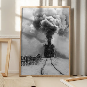 Tablou înramat „Old train” de Sveduneac Dorin Lucian