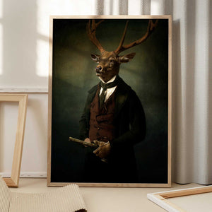 Tablou înramat „Hunters and Victims....2” de Svetlana Melik-Nubarova