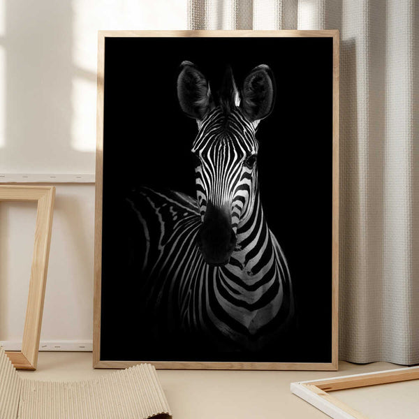 Tablou înramat „The Zebra” de WildPhotoArt
