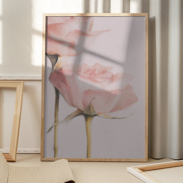 Tablou înramat „Two Roses” de Delphine Devos