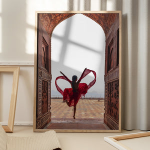Tablou înramat „Taj Mahal's Heart” de Lin Jing