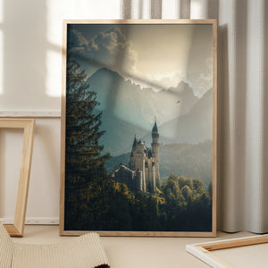 Tablou înramat „Neuschwanstein Castle” de Cuma Cevik
