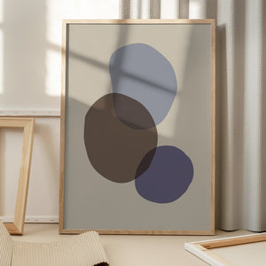 Tablou înramat „Organic Shapes 05” de Pictufy Studio