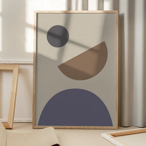 Tablou înramat „Geometrical Shapes” de Pictufy Studio
