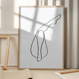 Tablou înramat „Legs” de Pictufy Studio II