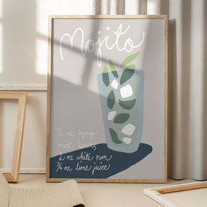 Tablou înramat „Mojito” de Pictufy Studio II