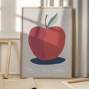 Tablou înramat „This is an Apple” de Pictufy Studio II