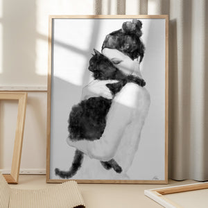 Tablou înramat „Cat Lover” de Pictufy Studio II