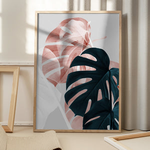 Tablou înramat „Monstera Creative 09” de Pictufy Studio III