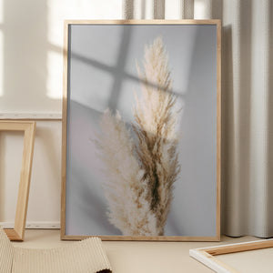 Tablou înramat „Pampas Grass Grey” de Pictufy Studio III