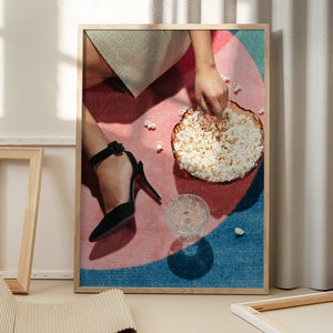 Tablou înramat „Movie Night #02” de Pictufy Studio III