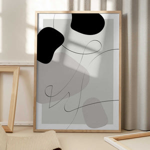 Tablou înramat „Shapes Autograph” de Pictufy Studio II
