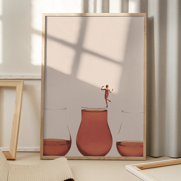 Tablou înramat „I prefer the full one” de Maarten Léon