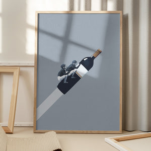 Tablou înramat „We ride until dawn” de Maarten Léon