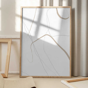 Tablou înramat „Subtle Flow Lines” de uplusmestudio