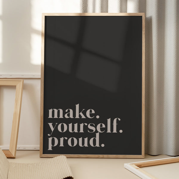 Tablou înramat „Motivational Phrase” de uplusmestudio