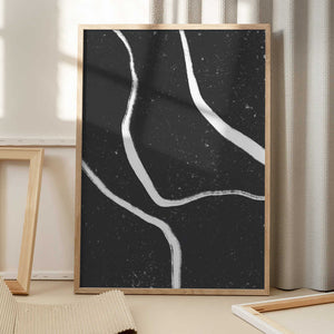 Tablou înramat „Monochrome Paths” de uplusmestudio