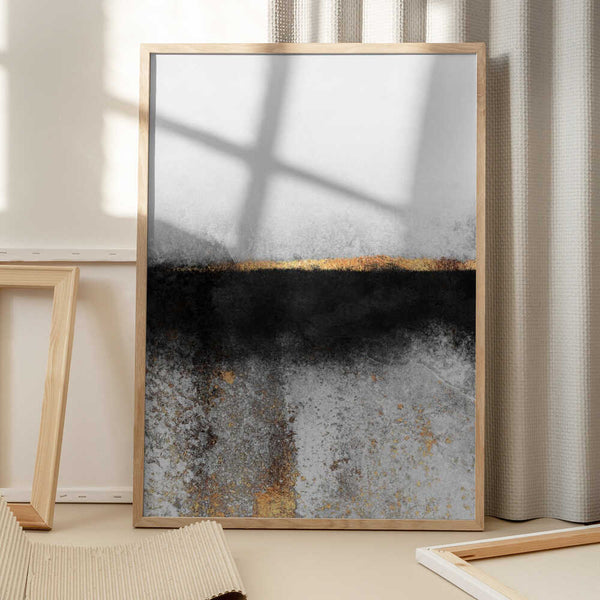 Tablou înramat „Soot And Gold” de Elisabeth Fredriksson