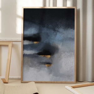Tablou înramat „Cloudburst” de Elisabeth Fredriksson