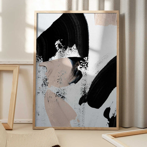 Tablou înramat „Black and Nude” de uplusmestudio