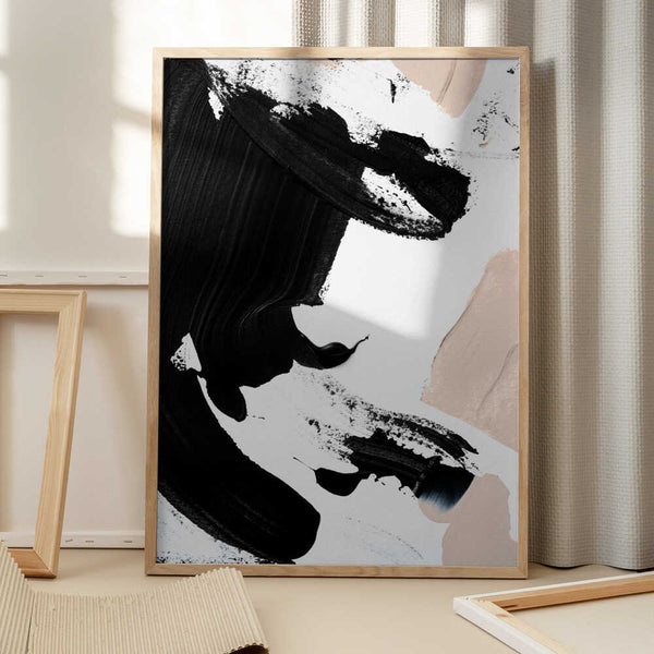 Tablou înramat „Black and Nude” de uplusmestudio