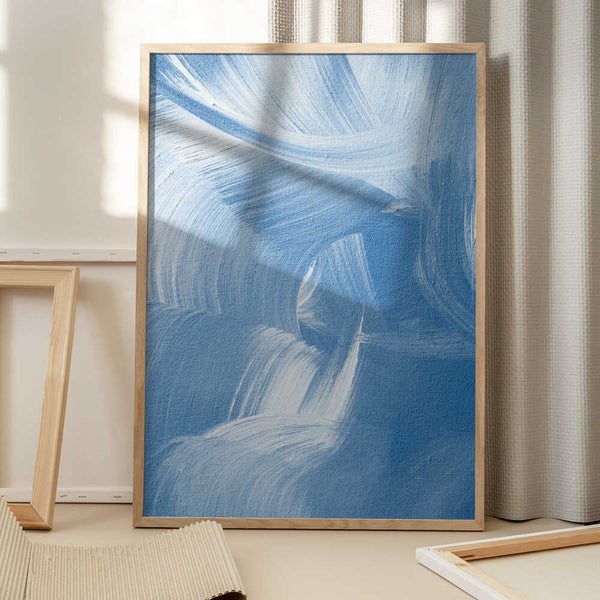 Tablou înramat „Acrylic Waves” de uplusmestudio