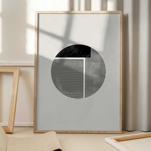 Tablou înramat „Minimalist round” de Pictufy Studio II