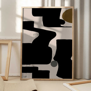 Tablou înramat „Curves and Shadows” de THE MIUUS STUDIO