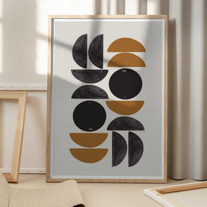 Tablou înramat „Geometric Harmony” de THE MIUUS STUDIO