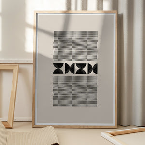 Tablou înramat „Geometric Harmony” de THE MIUUS STUDIO