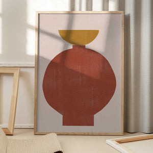 Tablou înramat „Geometric Harmony” de THE MIUUS STUDIO