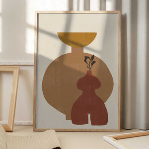 Tablou înramat „Vase No10.” de THE MIUUS STUDIO