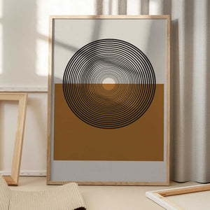 Tablou înramat „Concentric Reflections” de THE MIUUS STUDIO
