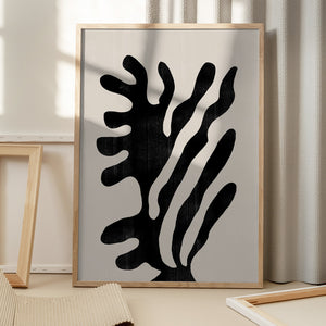 Tablou înramat „Silhouette Flow” de THE MIUUS STUDIO